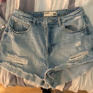 Garage brand denim shorts